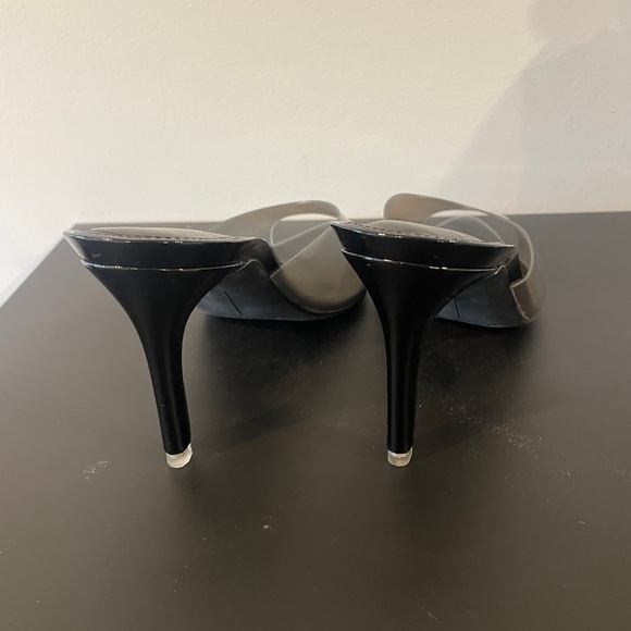 Black suede studio pvc mule black size 39.5 - Picture 10 of 16